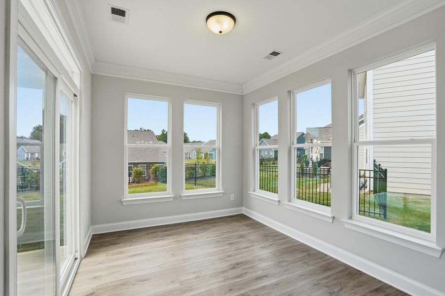 Spacious, unfurnished interior of a new home in Villas at Prestwick, Mooresville (Image 16).