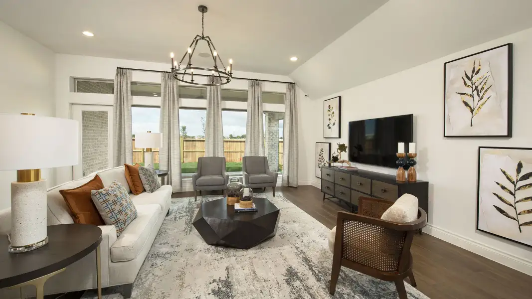 Furnished interior view inside a new home in Silo Mills, Cleburne (Image 114). Furnished interior view inside a new home in Silo Mills, Cleburne (Image 114).