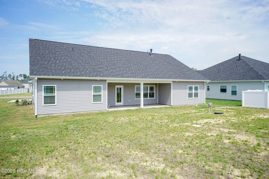 Exterior details and patio area of a home in Spring Forest, Goldsboro (Image 26).