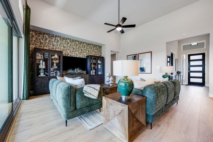 Representative furnished interior of a home built from the Courtney by Taylor Morrison in The Ranch at Uptown Celina, Celina (Image 11).