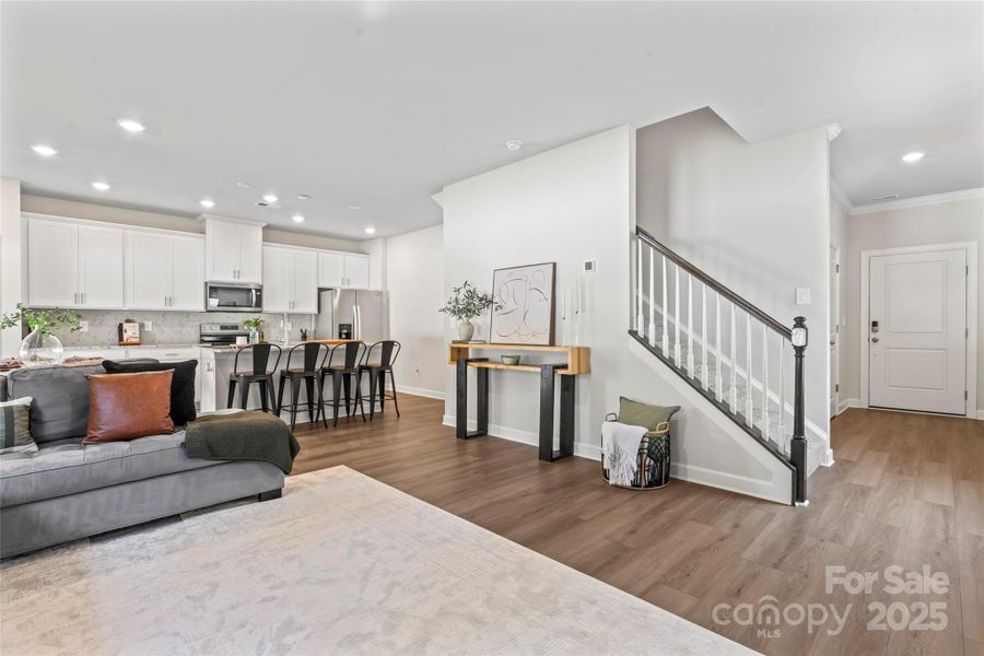 Furnished interior view inside a new home in Henderson Manor, Charlotte (Image 11).