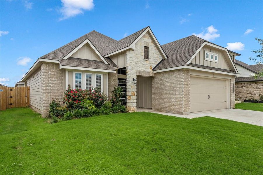 Front exterior of a new home in , Waco, TX, highlighting curb appeal (Image 23).