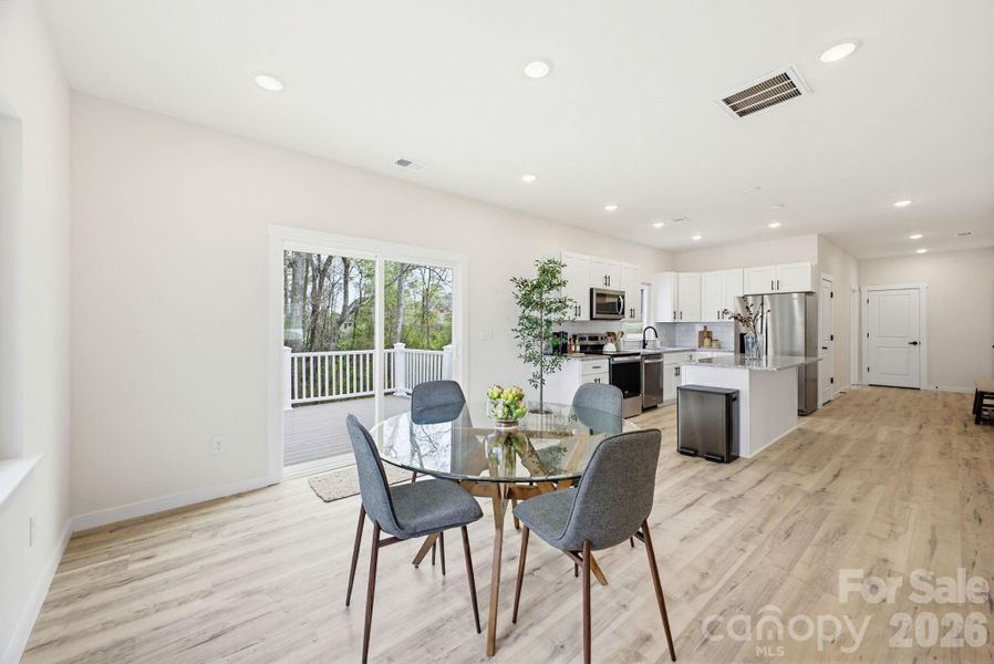 Furnished interior view inside a new home in , Hickory (Image 16).