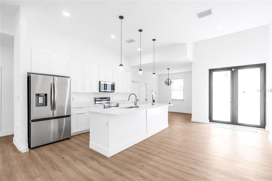 Furnished interior view inside a new home in , Clewiston (Image 17).