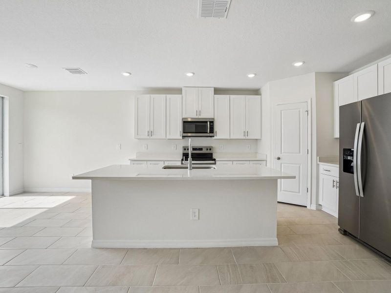 Furnished interior view inside a new home in Hilltop Vistas, Dade City (Image 6). Furnished interior view inside a new home in Hilltop Vistas, Dade City (Image 6).