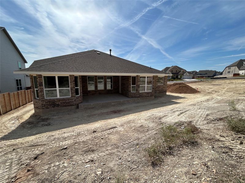 In-progress construction of a new home in Provence 70s, Austin, TX (Image 15).