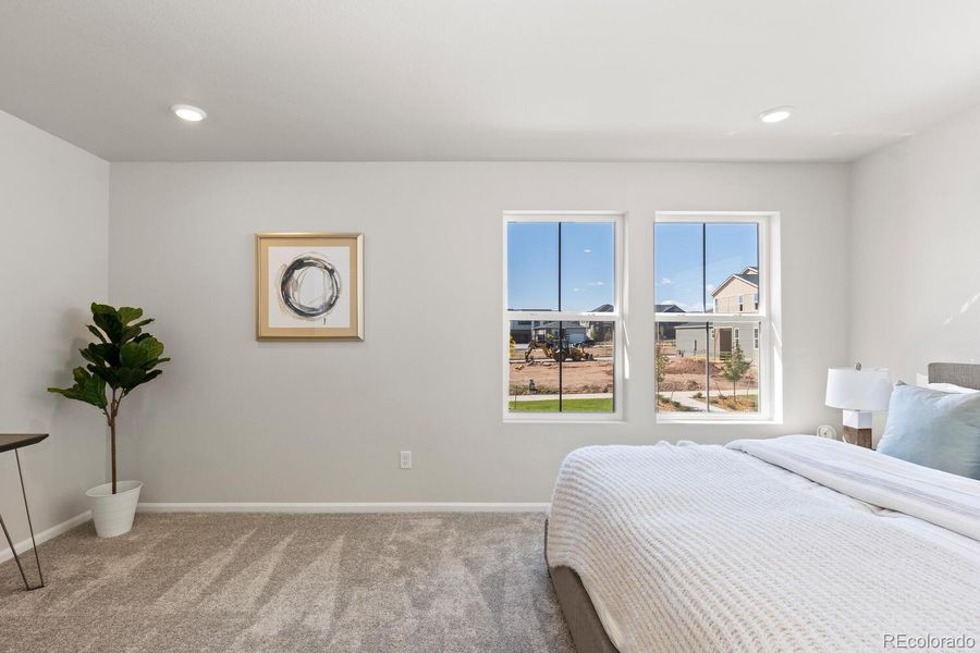 Furnished interior view inside a new home in The Villas Collection at Sterling Ranch, Littleton (Image 11).
