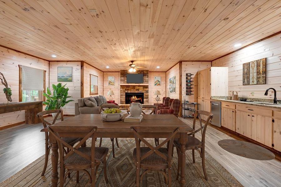 Furnished interior view inside a new home in , Mineral Bluff (Image 48).