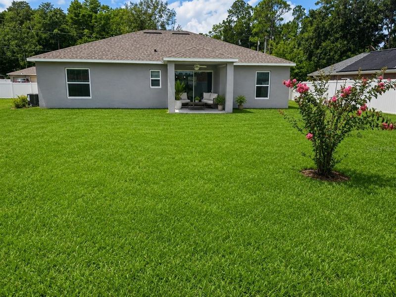 Exterior details and patio area of a home in , Palm Coast (Image 4). Exterior details and patio area of a home in , Palm Coast (Image 4).