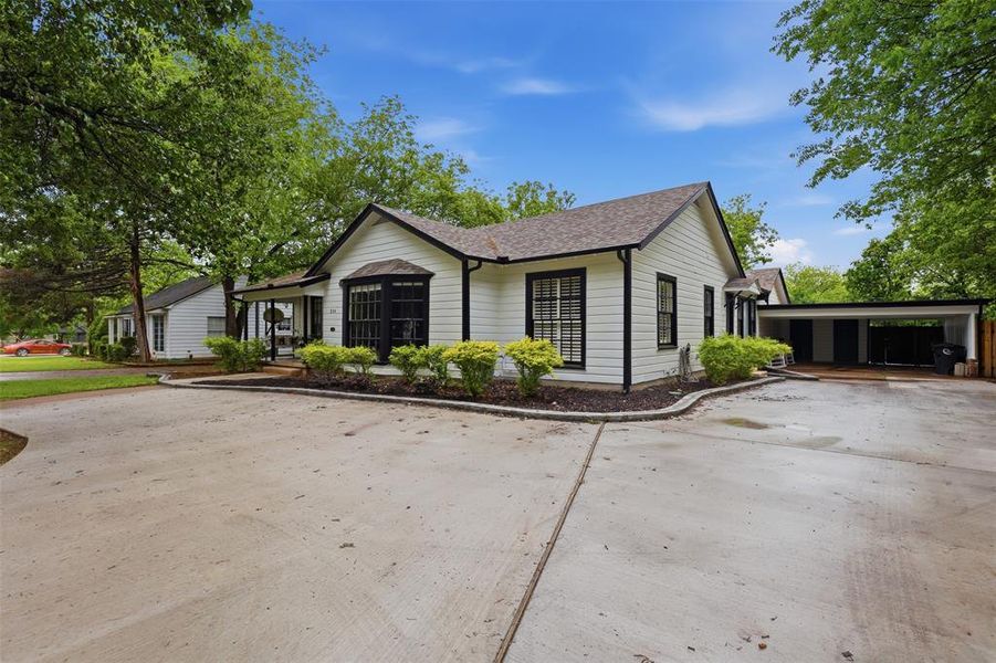 Front exterior of a new home in , Cleburne, TX, highlighting curb appeal (Image 2). Front exterior of a new home in , Cleburne, TX, highlighting curb appeal (Image 2).