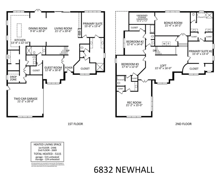 2D floor plan layout of this home in , Charlotte, NC (Image 5).