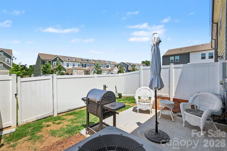 Exterior details and patio area of a home in , Clover (Image 3).