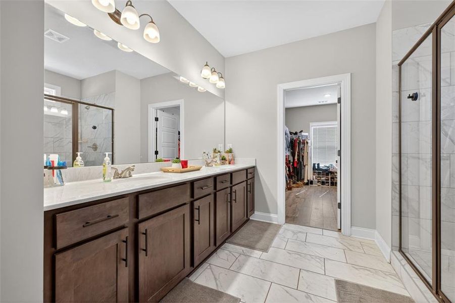 Furnished interior view inside a new home in Calgary Downs, Winder (Image 10). Furnished interior view inside a new home in Calgary Downs, Winder (Image 10).
