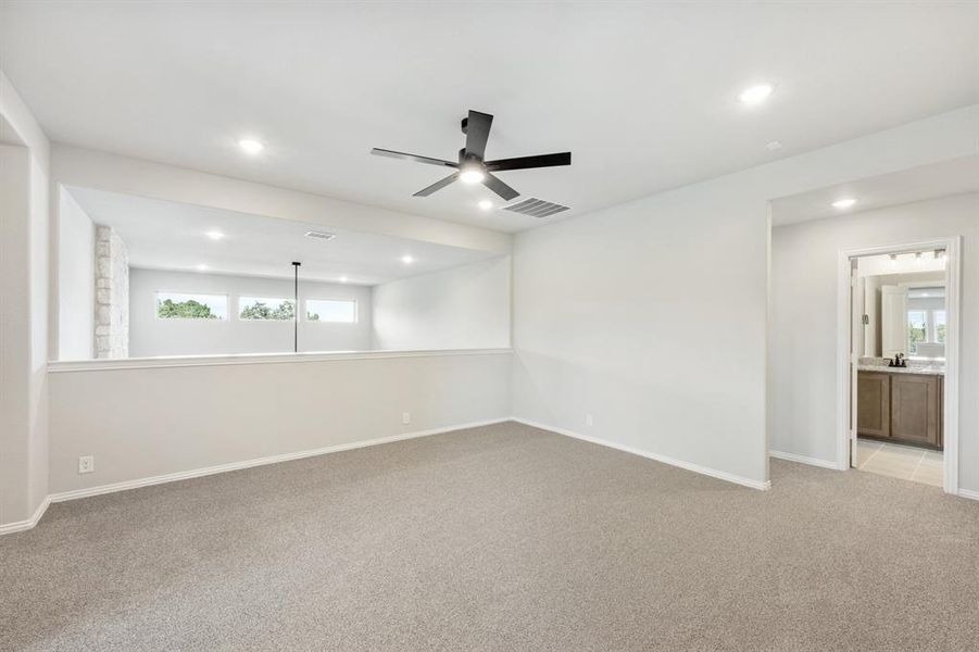 Spacious, unfurnished interior of a new home in Ridge Ranch Classic 50, Mesquite (Image 27). Spacious, unfurnished interior of a new home in Ridge Ranch Classic 50, Mesquite (Image 27).