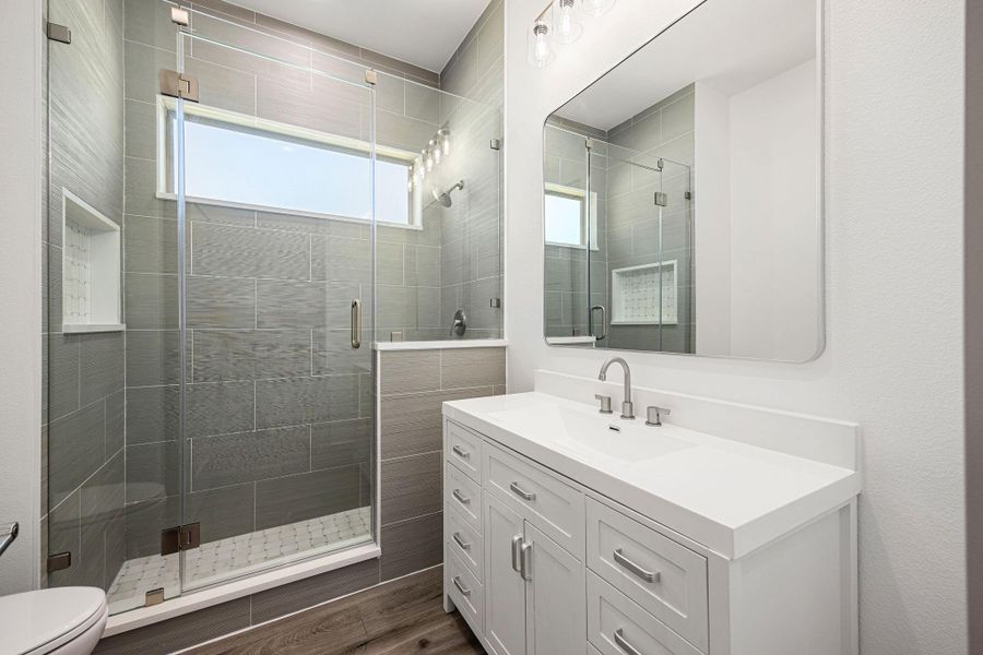 Furnished interior view inside a new home in , Houston (Image 15).