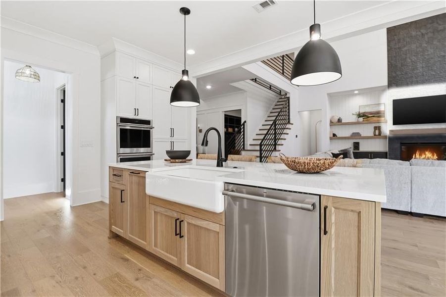 Furnished interior view inside a new home in , Woodstock (Image 18).