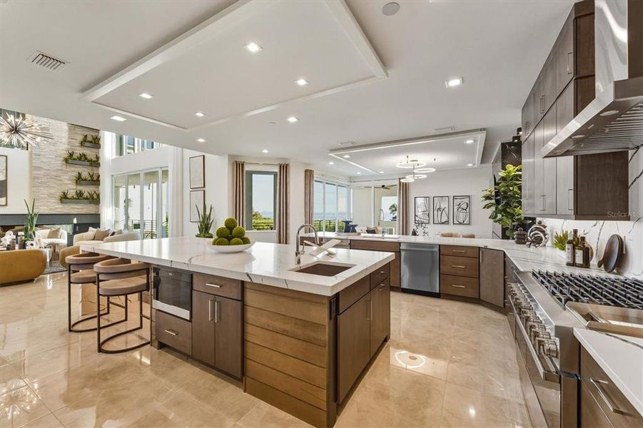 Furnished interior view inside a new home in Legends Bay, Bradenton (Image 9).