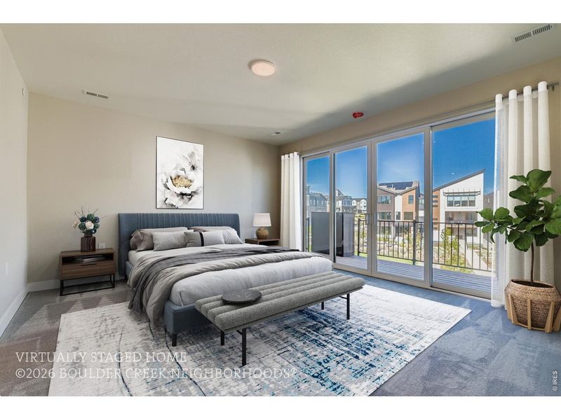 Furnished interior view inside a new home in Baseline, Broomfield (Image 19).