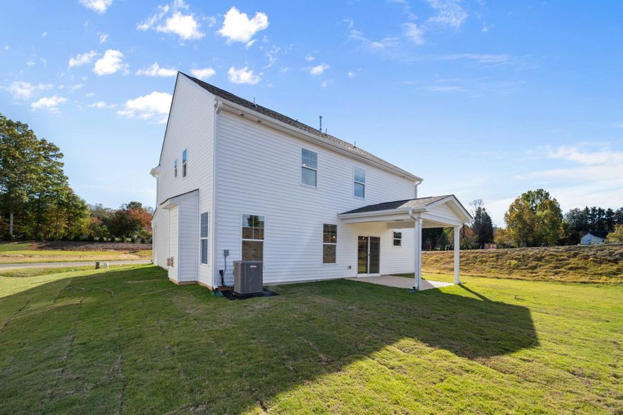 Exterior details and patio area of a home in Pisgah Park, Kernersville (Image 4).