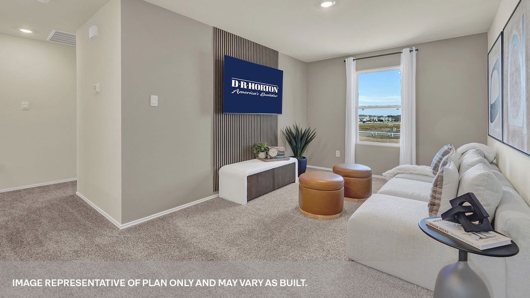 Furnished interior view inside a new home in Sunset Oaks, Maxwell (Image 16).