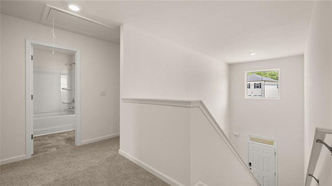 Spacious, unfurnished interior of a new home in Oakchase at Hampton, Hampton (Image 18).