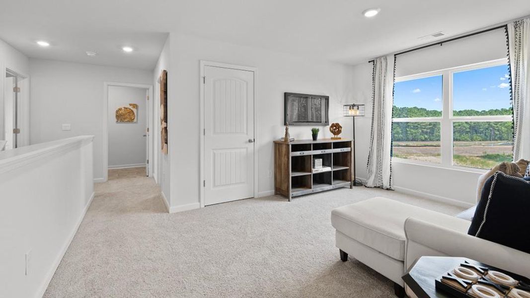 Furnished interior view inside a new home in Oaks at Cedar Grove, Fairburn (Image 25).