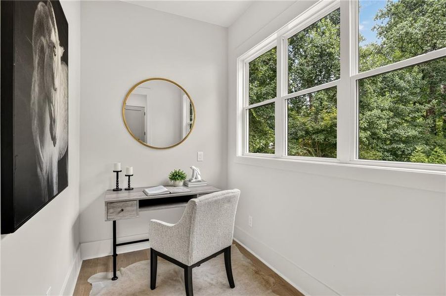 Furnished interior view inside a new home in , Atlanta (Image 11).