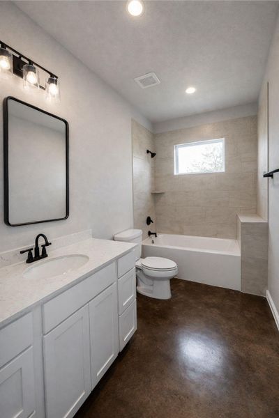 Furnished interior view inside a new home in , Willis (Image 18).