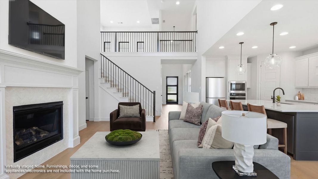 Furnished interior view inside a new home in Mosaic, Celina (Image 6).
