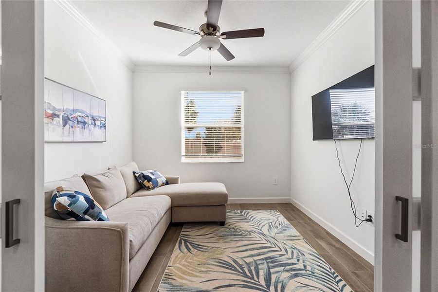Furnished interior view inside a new home in Southshore Bay Active Adult, Wimauma (Image 17).