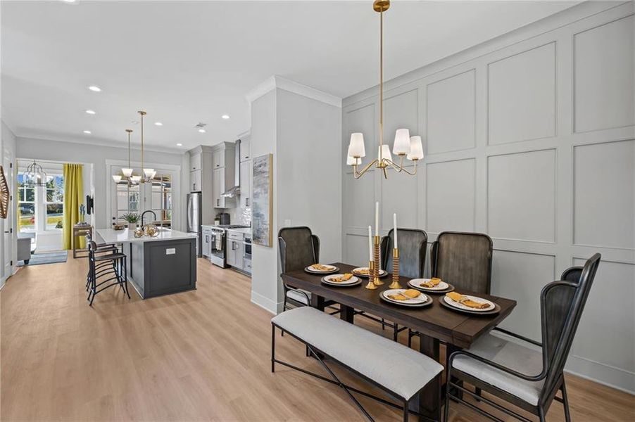 Furnished interior view inside a new home in , Kennesaw (Image 19).