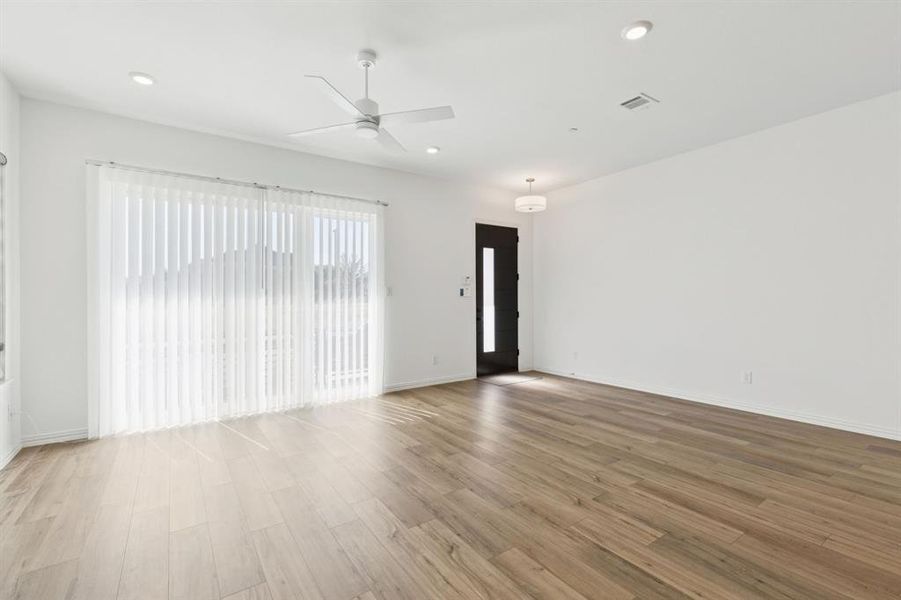 Enter into the main living area Enter into the main living area