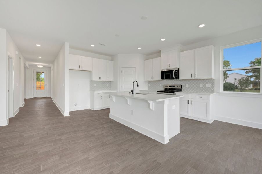 Furnished interior view inside a new home in McAlister Creek, Clayton (Image 6).