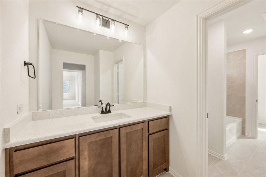 Furnished interior view inside a new home in Sonoma Verde, Rockwall (Image 18).