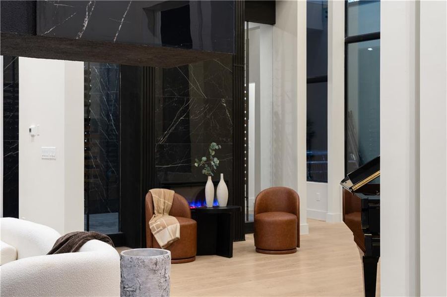 Furnished interior view inside a new home in , Atlanta (Image 9).