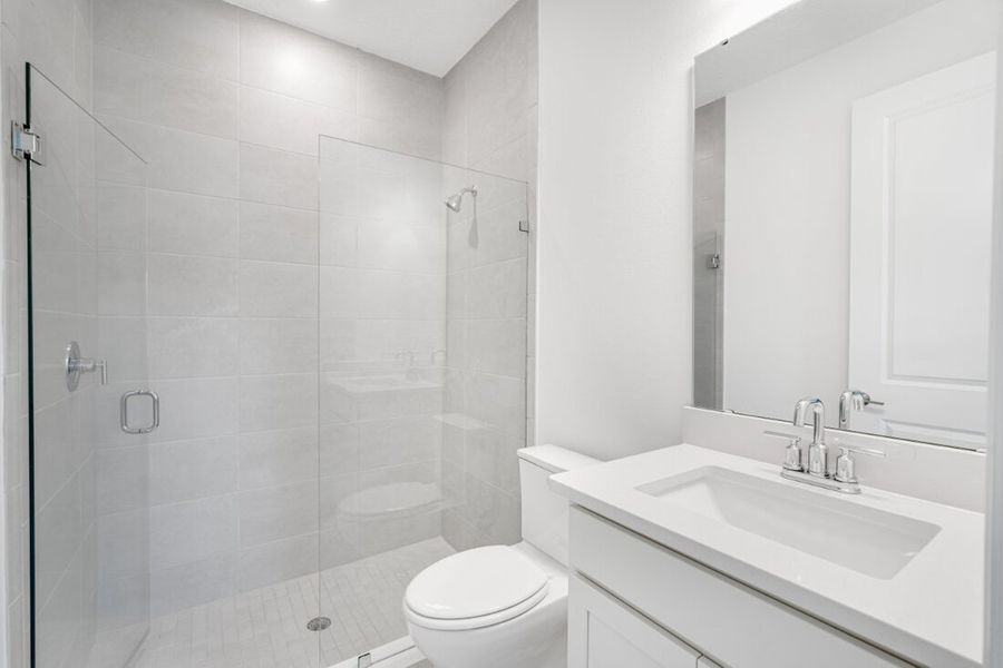 Furnished interior view inside a new home in Harvest at Ovation, Winter Garden (Image 14).