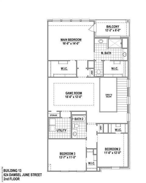 2nd Level Floor Plan
