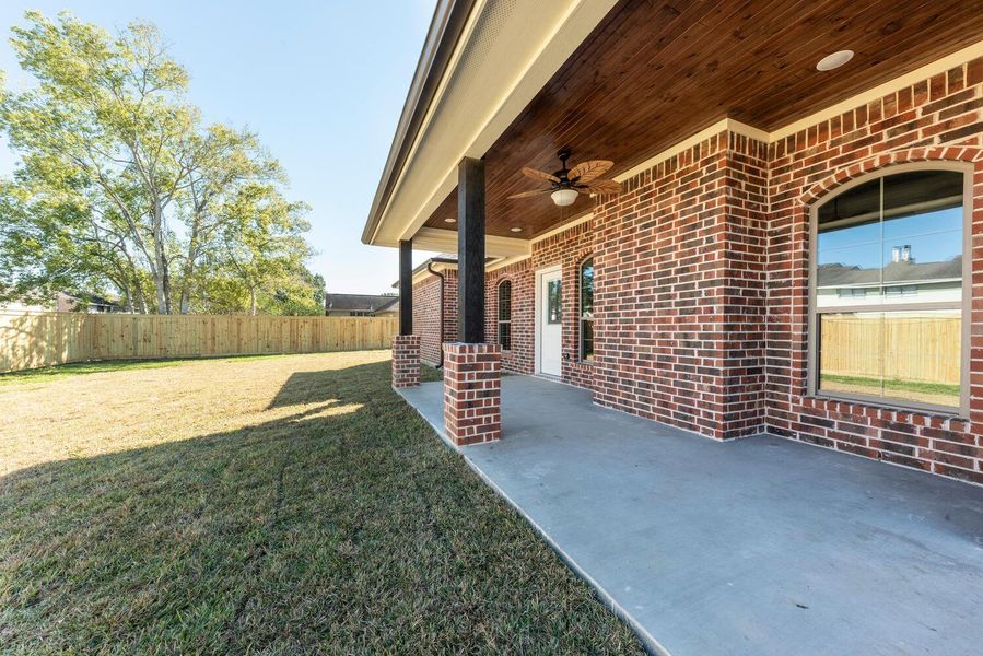 Exterior details and patio area of a home in , Beaumont (Image 26).