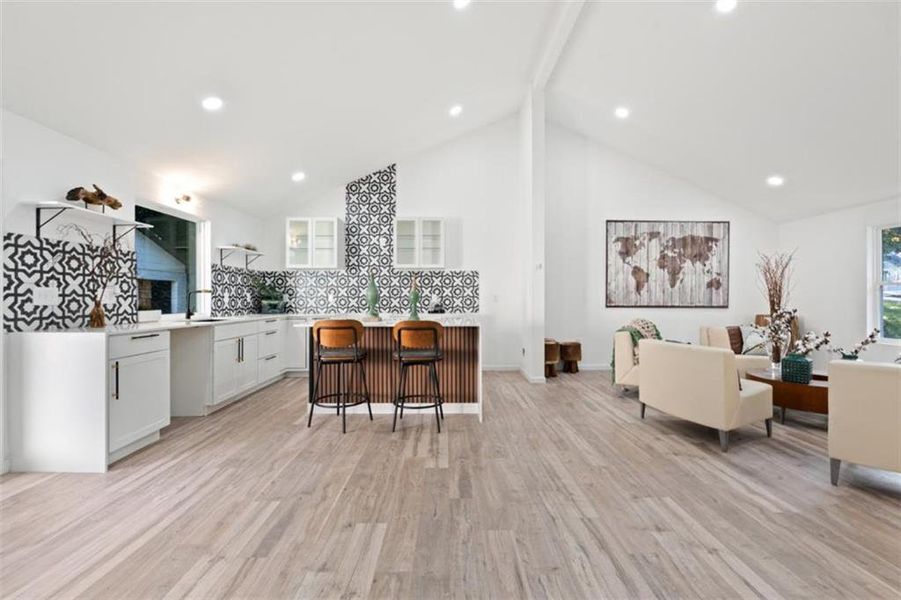 Furnished interior view inside a new home in , Atlanta (Image 5).