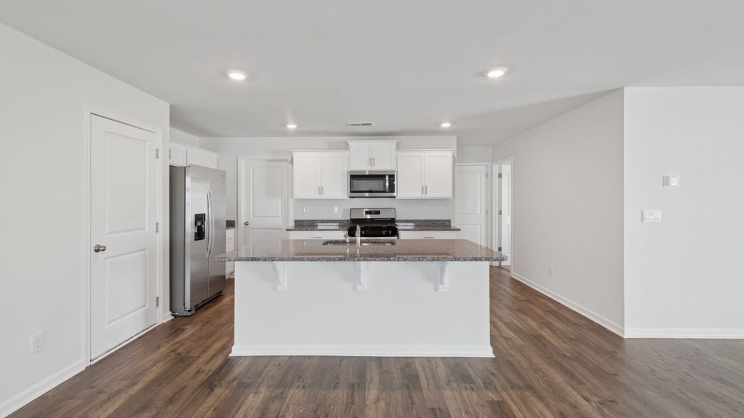 Furnished interior view inside a new home in Cloverdale Hills, Piedmont (Image 6).