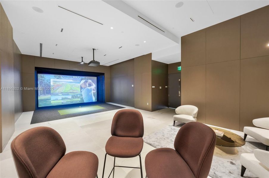 Furnished interior view inside a new home in Aston Martin Residences, Miami (Image 35).