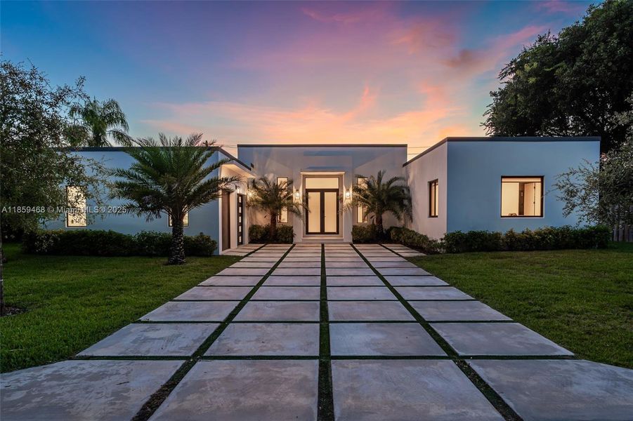 Front exterior of a new home in , Miami, FL, highlighting curb appeal (Image 21).