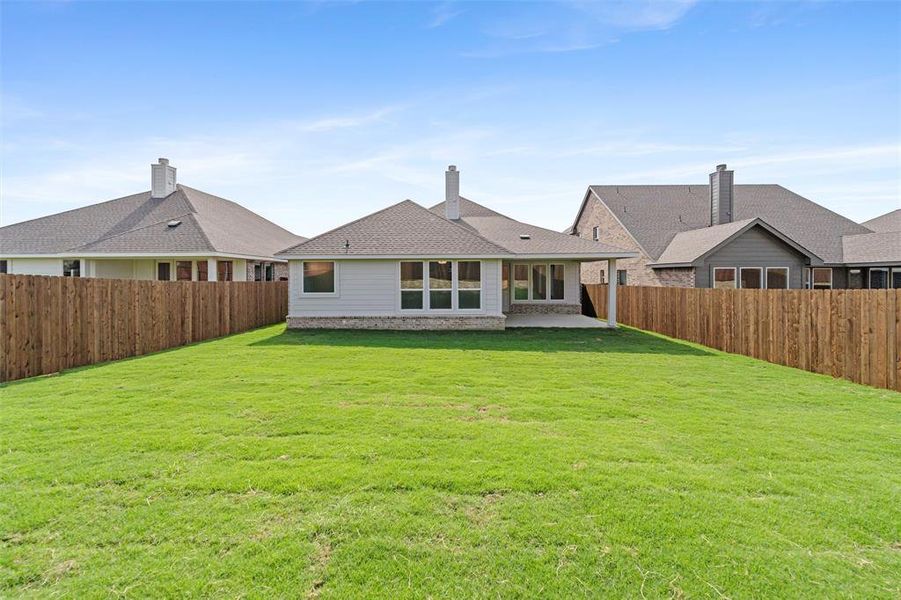 Exterior details and patio area of a home in Liberty Pointe, Gainesville (Image 21). Exterior details and patio area of a home in Liberty Pointe, Gainesville (Image 21).