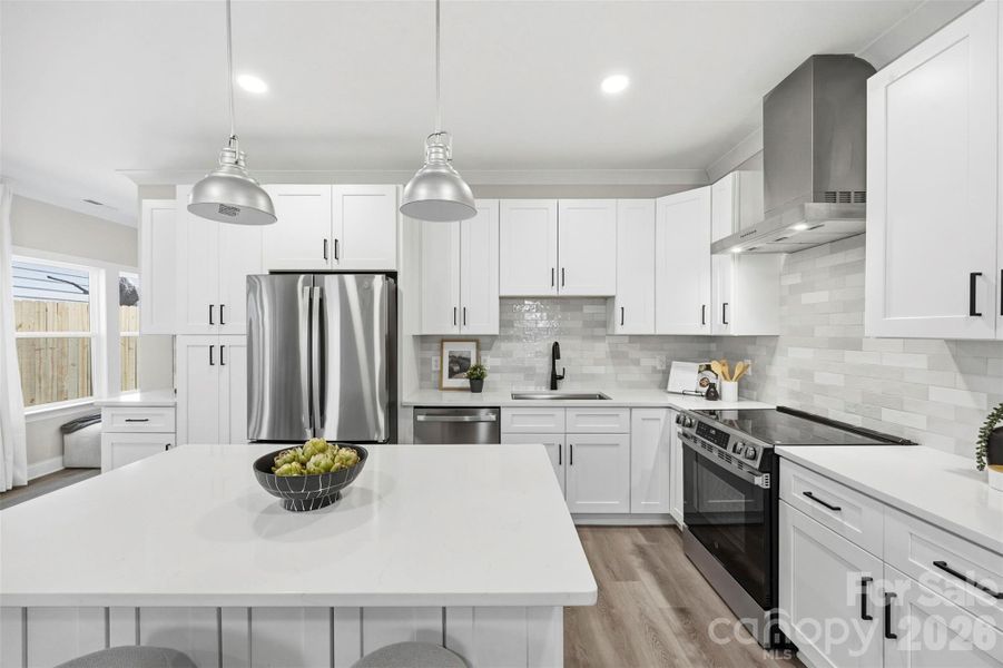 Furnished interior view inside a new home in , Charlotte (Image 14). Furnished interior view inside a new home in , Charlotte (Image 14).