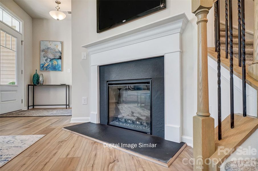 Furnished interior view inside a new home in Bailey Run, Charlotte (Image 9).