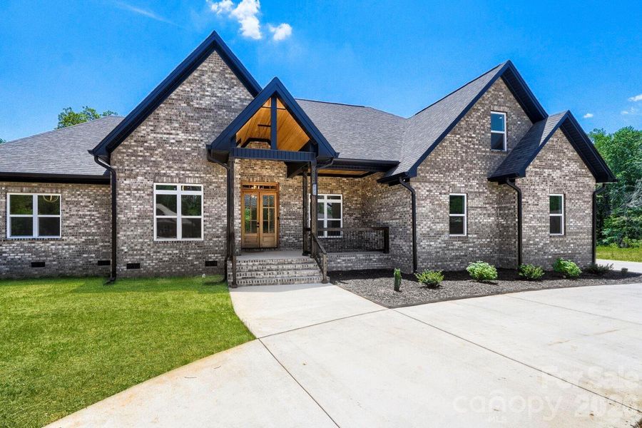 Front exterior of a new home in , Salisbury, NC, highlighting curb appeal (Image 20). Front exterior of a new home in , Salisbury, NC, highlighting curb appeal (Image 20).