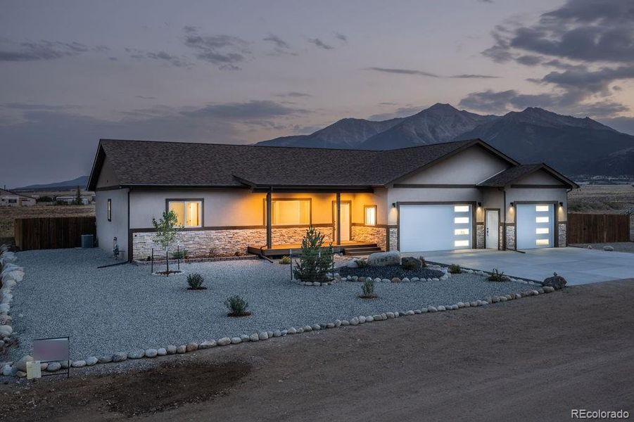 Front exterior of a new home in , Buena Vista, CO, highlighting curb appeal (Image 14). Front exterior of a new home in , Buena Vista, CO, highlighting curb appeal (Image 14).