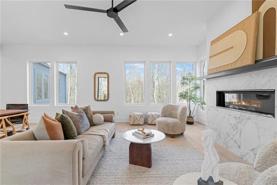 Furnished interior view inside a new home in Aster, Roswell (Image 16). Furnished interior view inside a new home in Aster, Roswell (Image 16).