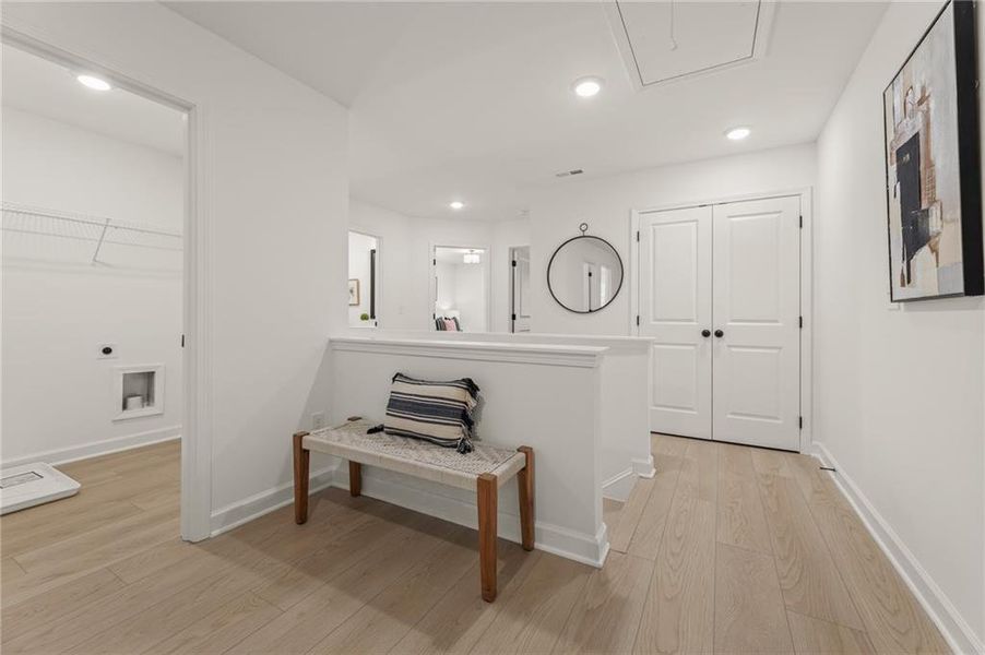 Furnished interior view inside a new home in River Walk Place, Lawrenceville (Image 19).