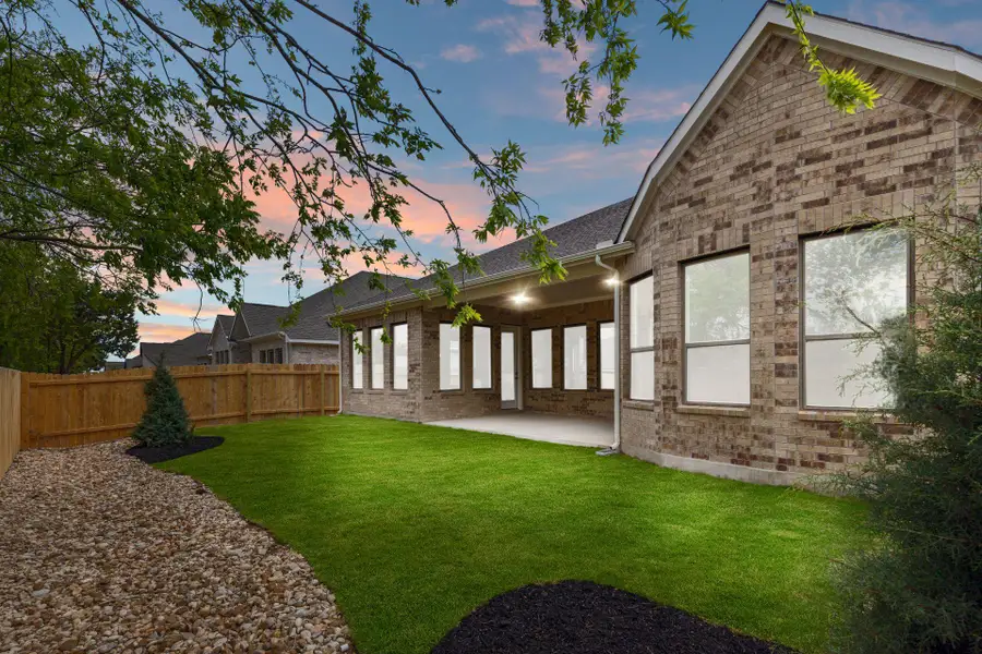 Rear of Home and Private Backyard Rear of Home and Private Backyard